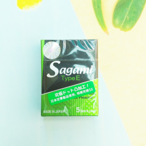 Bao cao su Nhật Bản Sagami Type E - Thiết kế gân gai