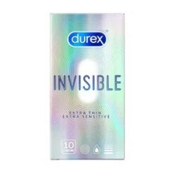 Bao Cao Su Durex Invisible Siêu Mỏng Ôm Sát Hộp 10 Cái