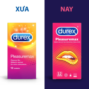 bao cao su durex pleasuremax size 56mm