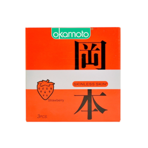 Bao Cao Su Okamoto Strawberry Hương Dâu Hộp 3 Cái 6 Bao cao su Okamoto Strawberry