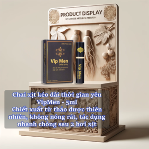 Chai Xịt Vip Men Kéo Dài Quan Hệ 10ML 12 chai xịt kéo dài Vip Men - thảo dược thiên nhiên
