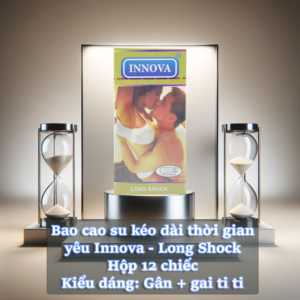 bao cao su gân gai kéo dài thời gian Innova Long Shock