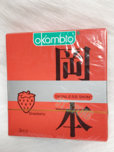 Bao Cao Su Okamoto Strawberry Hương Dâu Hộp 3 Cái 7 bao cao su okamoto strawberry