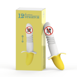 ????Dương Vật Giả Ngụy Trang Trái Chuối – Rung, Thụt, Sạc USB