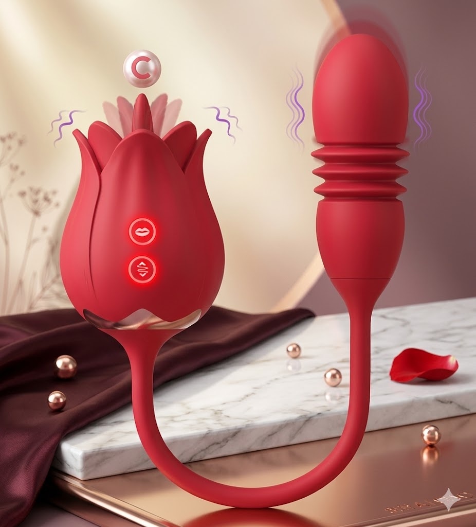 Sextoy dùng pin và sạc điện: loại nào tiện hơn? 7 Sextoy Trứng rung 2 đầu tự thụt lưỡi liếm cao cấp