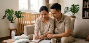 Vợ chồng trẻ đang lên kế hoạch chăm sóc em bé và tìm hiểu sau sinh bao lâu thì được quan hệ an toàn