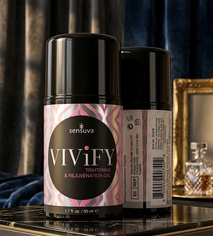 Gel bôi trơn chính hãng có mùi và không mùi: nên chọn loại nào? 6 Gel bôi trơn chính hãng Sensuva Vivify Tightening & Rejuvenation Gel giúp tăng độ ẩm và hỗ trợ se khít vùng kín